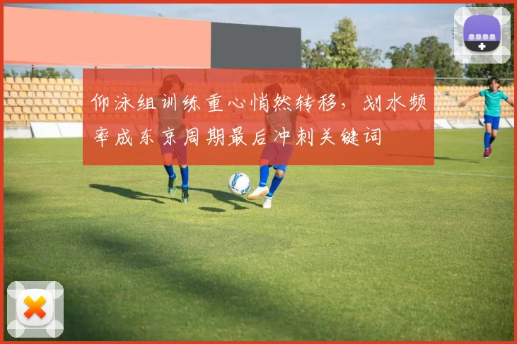 仰泳组训练重心悄然转移，划水频率成东京周期最后冲刺关键词